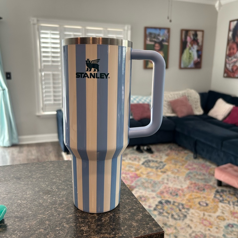 Stanley Striped Blue and White Mug